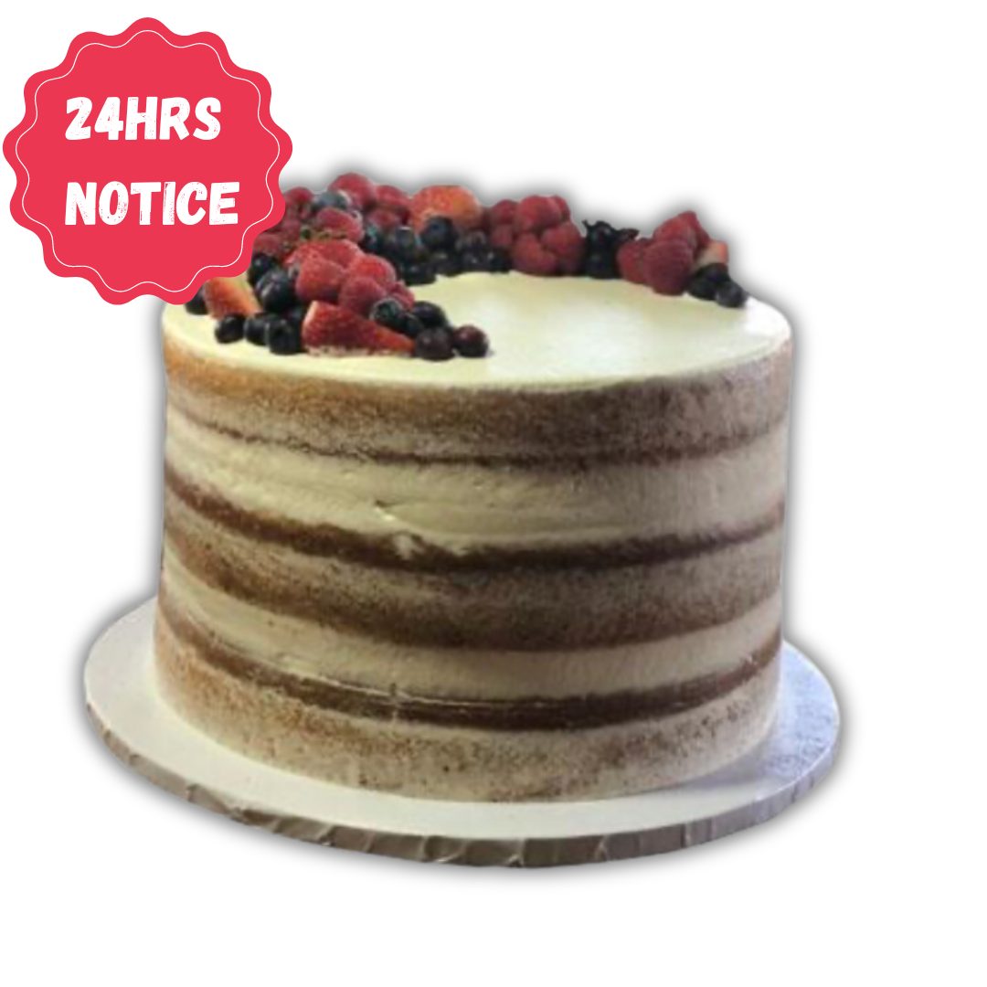 Berry Semi Naked Cake
