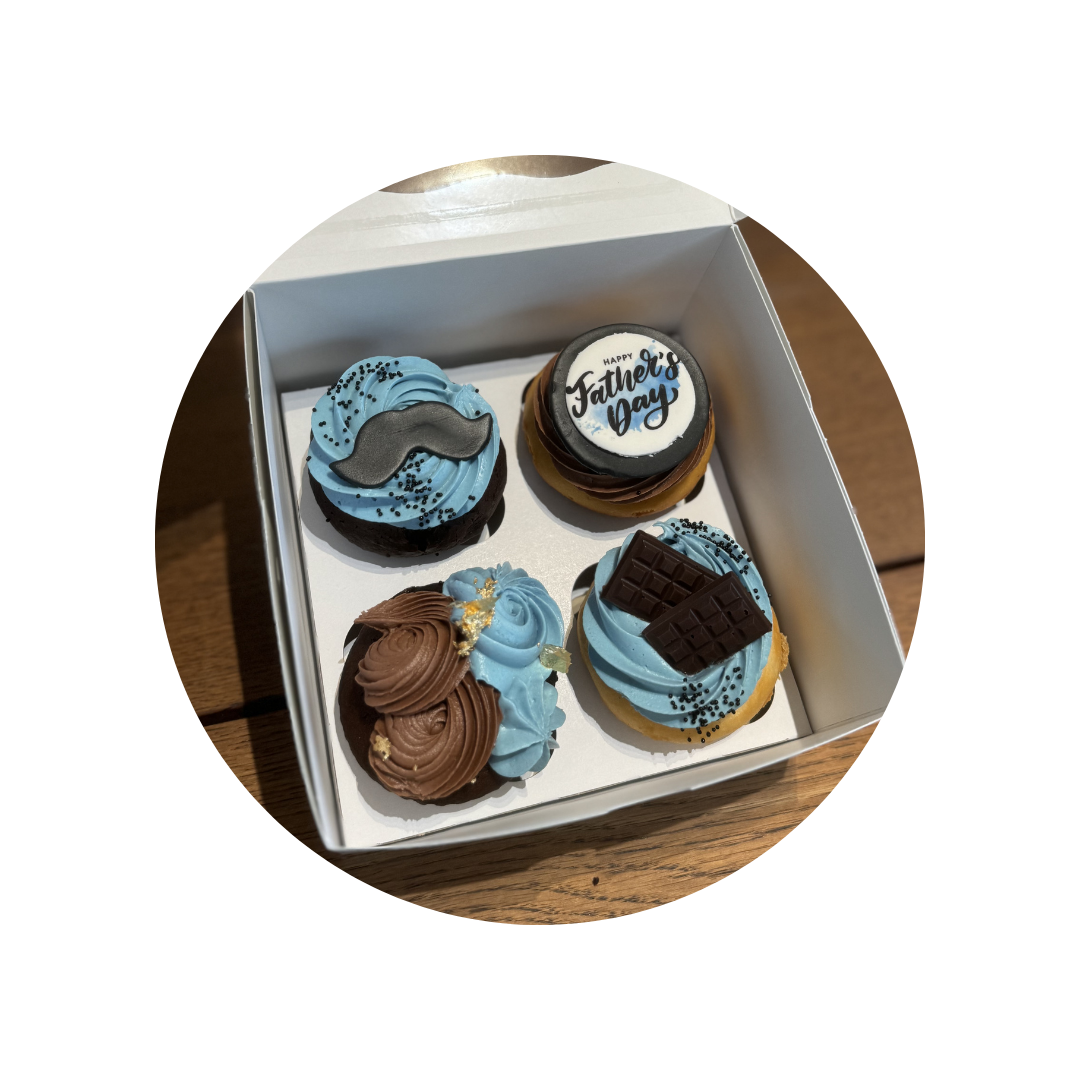 Father's day Cupcakes 4pack