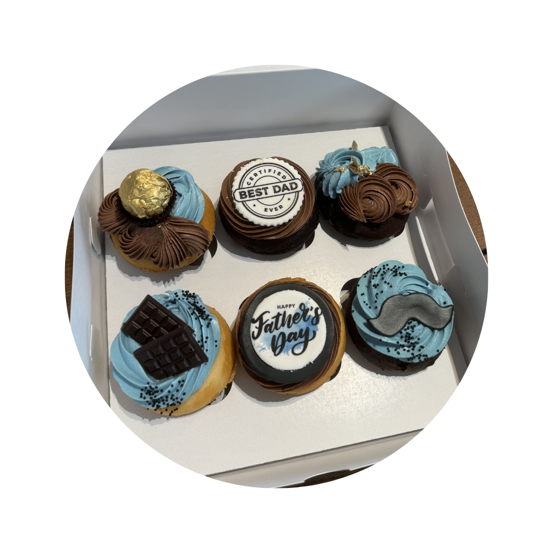 Father's day Cupcakes 6pack