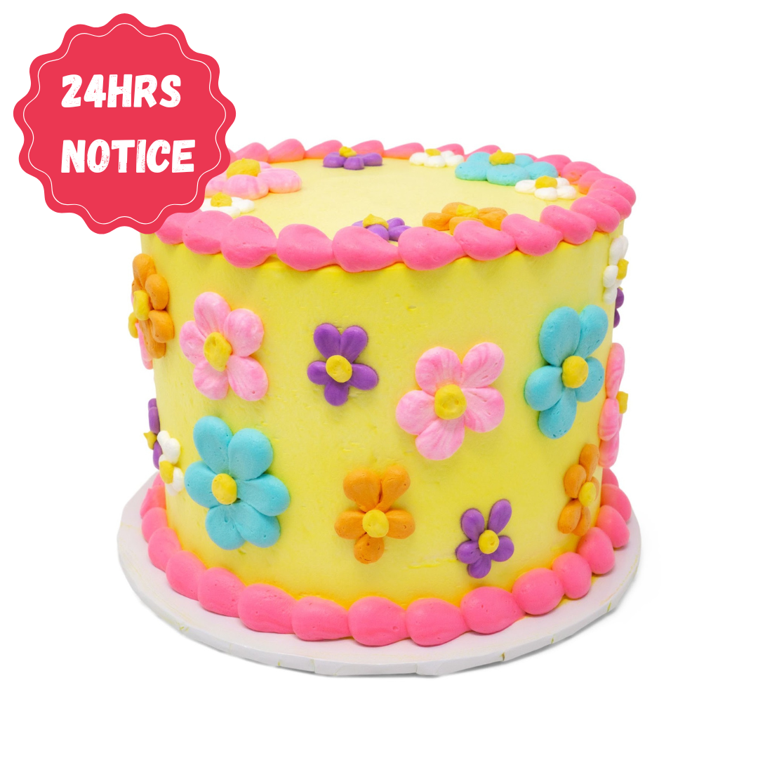 Floral Piped Cake
