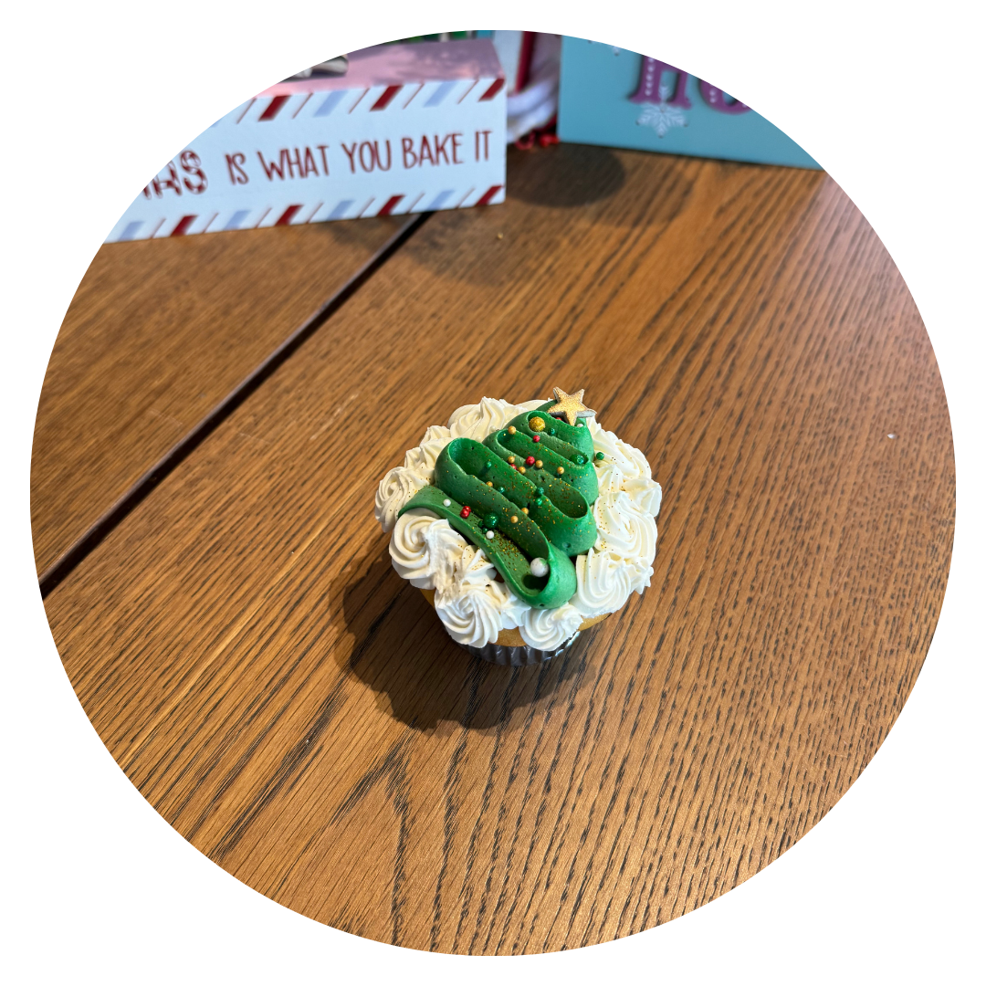 Christmas Tree Cupcake