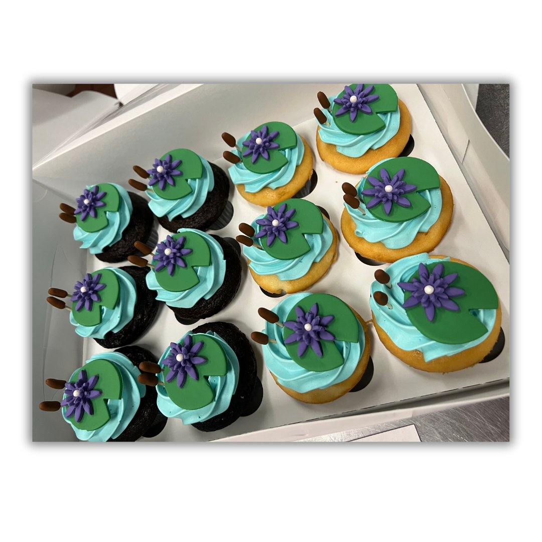 Pond Cupcakes