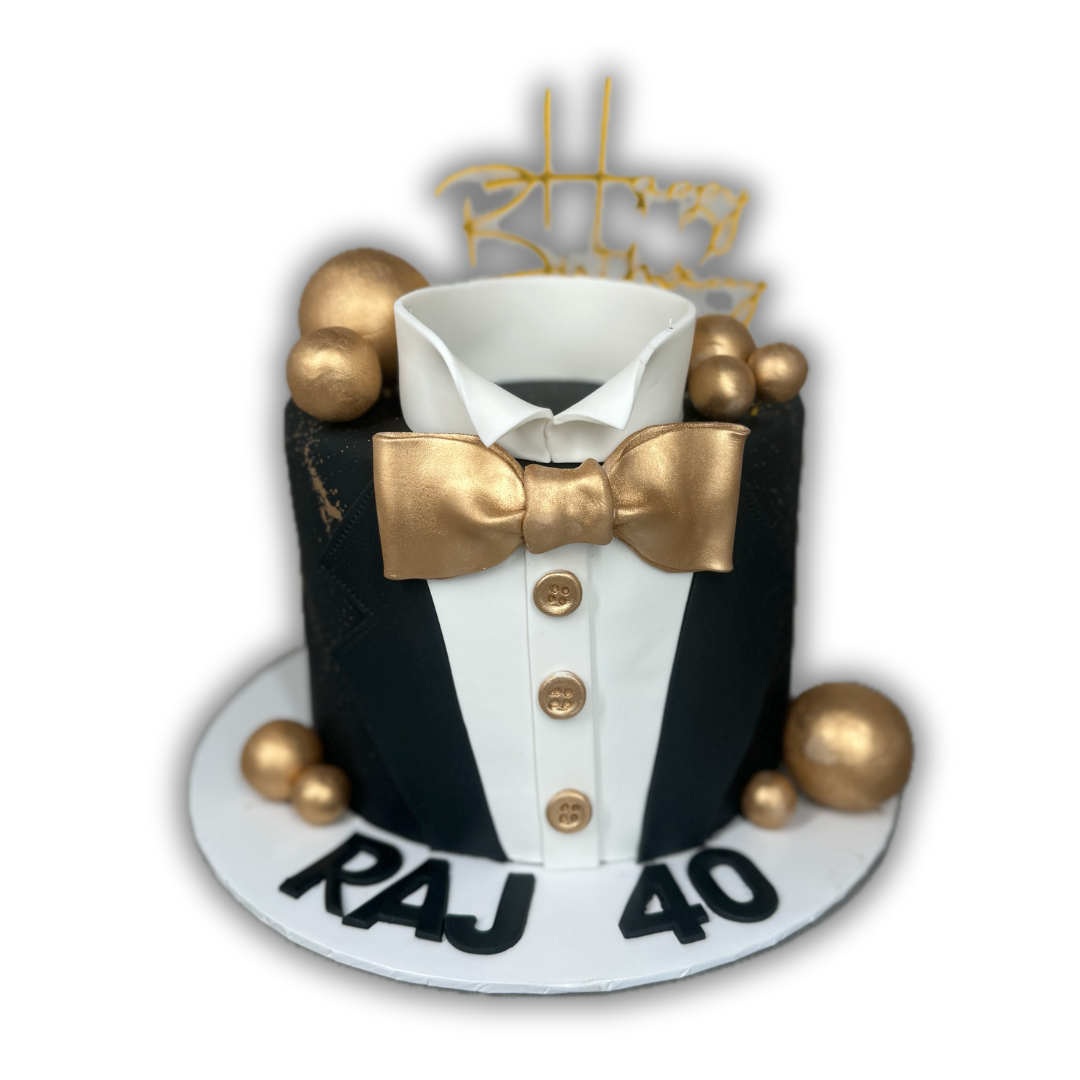 SuitBlackGold