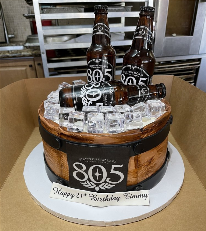 custom ice-cold beers cake for laguna hills costumer