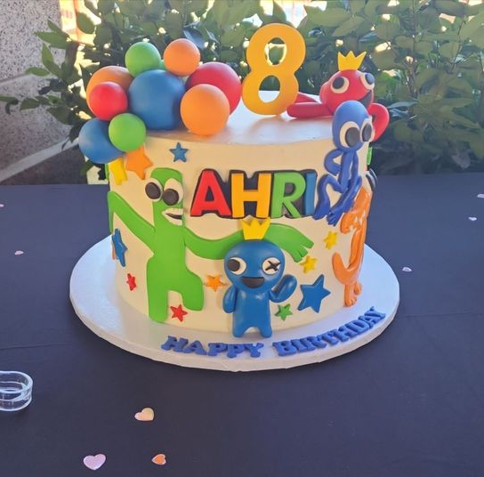 Custom birthday cake for costumer Ladera Ranch