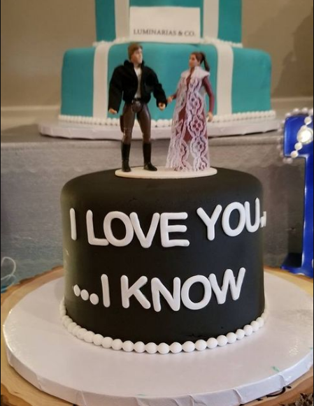 custom wedding cake for laguna niguel costumer