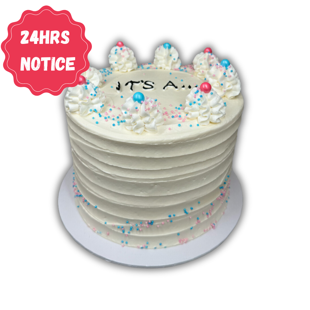 Gender Reveal Cake