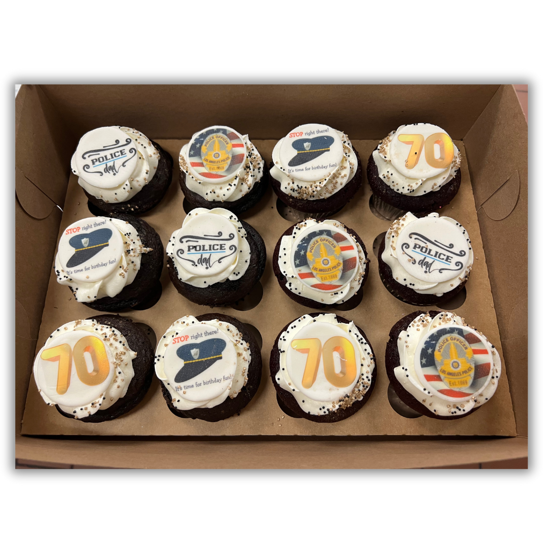 Police Retirement Cupcakes