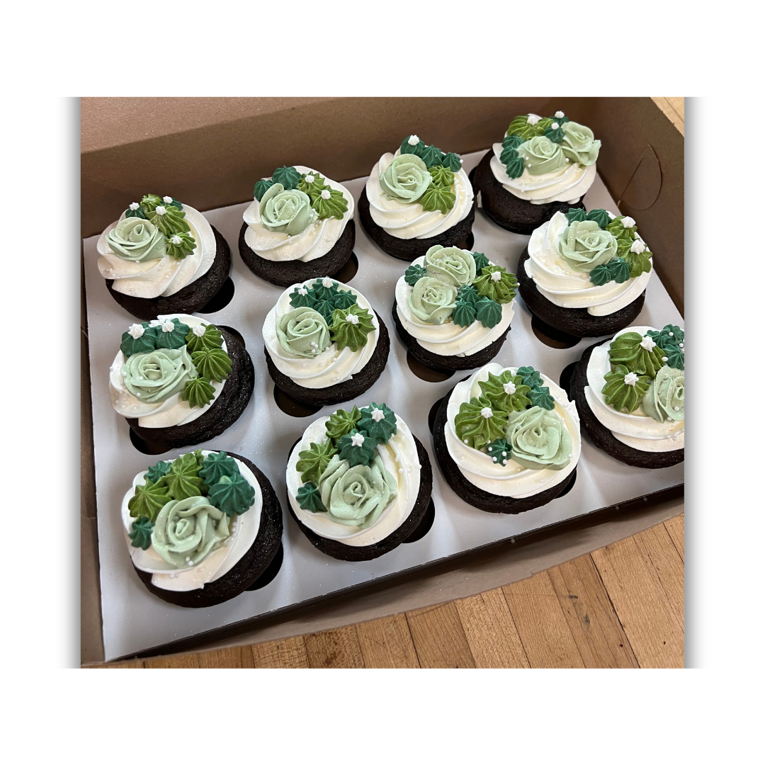 walmart succulent cupcakes Simple Succulent Cupcakes