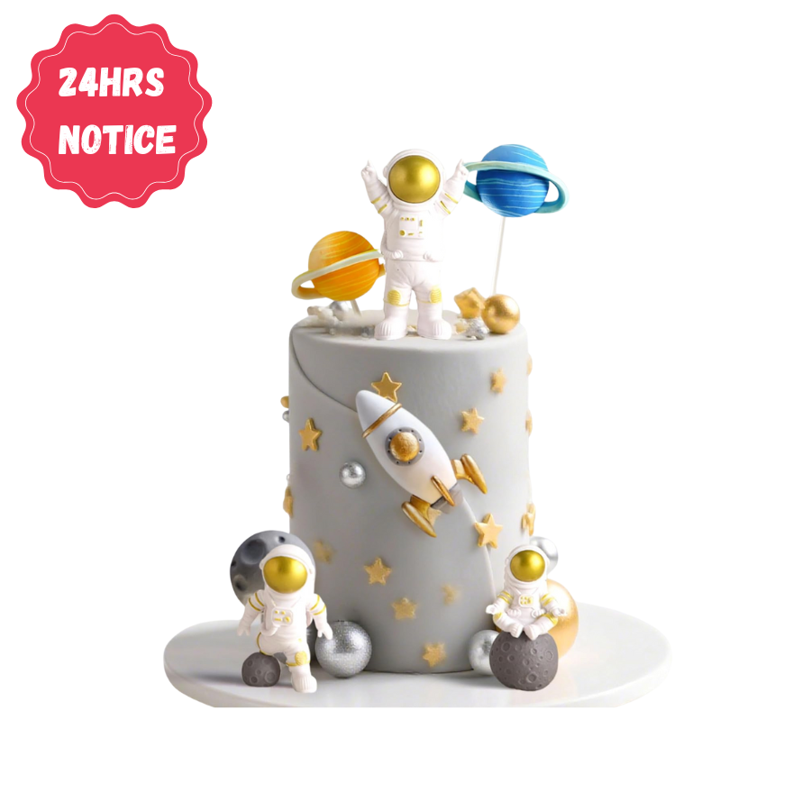 Astronaut Theme Cake
