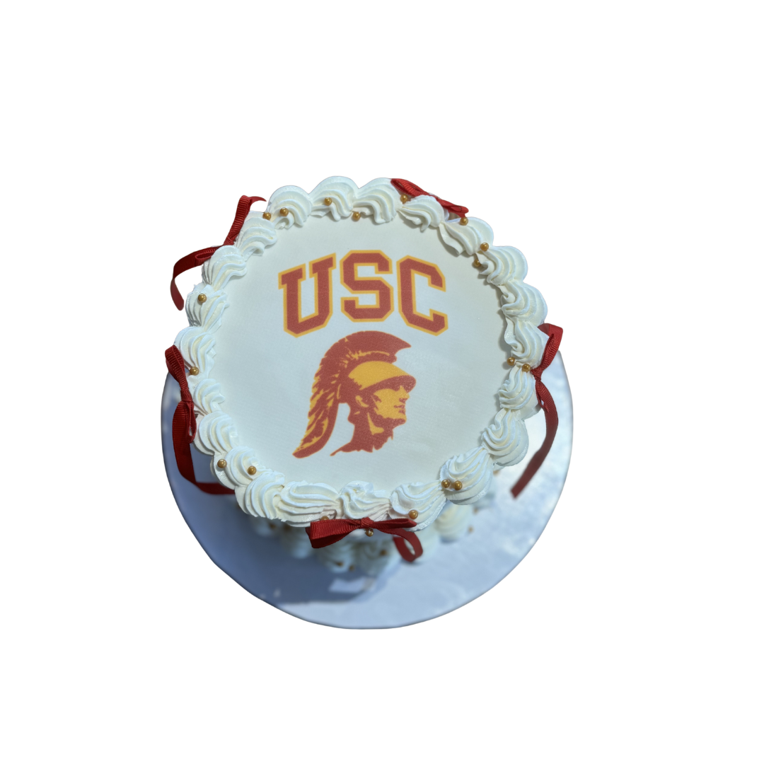 Graduation Bow Cake Upload Your Logo