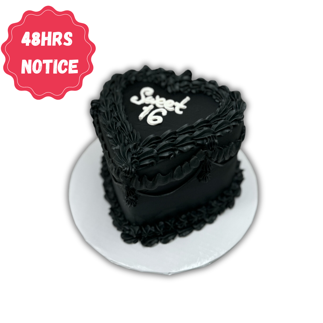 Black Heart Cake