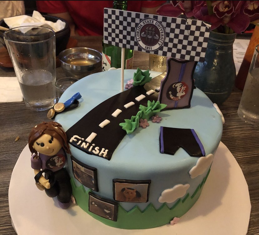 custom race cake for irvine costumer